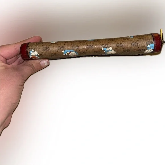 COA Gucci x Doraemon Zip Around Long Wallet - Picture 10 of 12